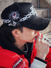 Jesús Cristo Black Snapback