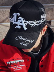 Jesús Cristo Black Snapback