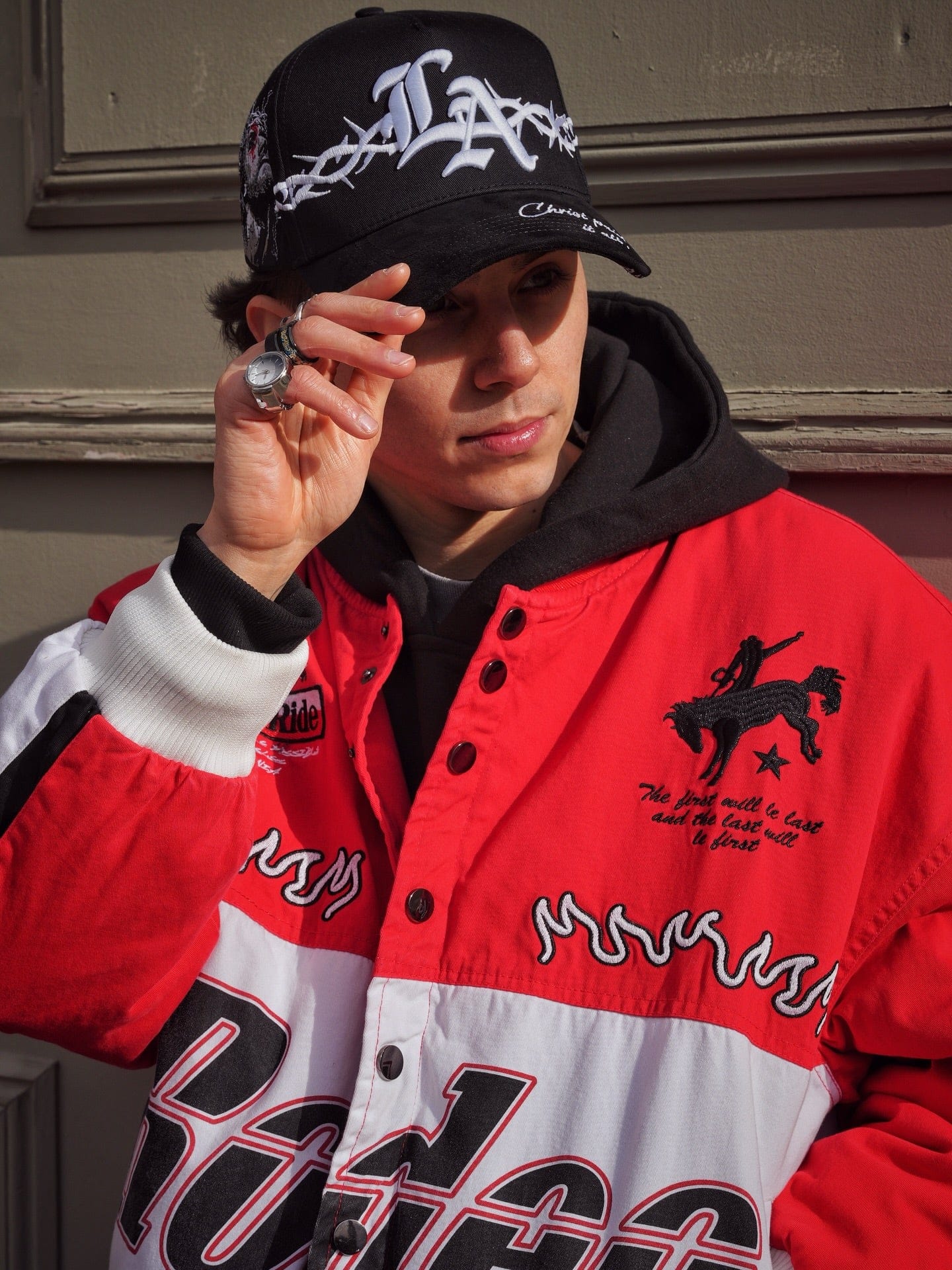 Jesús Cristo Black Snapback